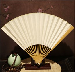太极头型玉竹折扇