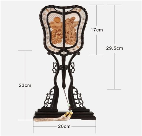 檀香烙画宫扇（多款）
